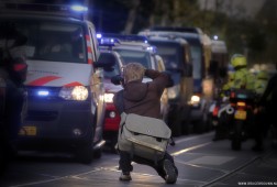 A photographer in Amsterdam