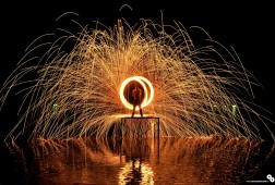 Fireshow ‘on’ the sea