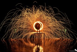 Fireshow ‘on’ the sea
